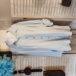 Simply Noelle brand button down blouse/ over jacket